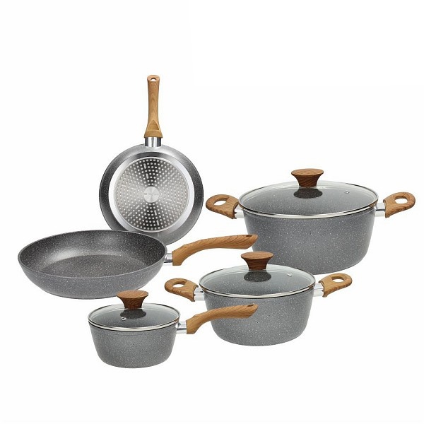 Forged aluminum cookware set