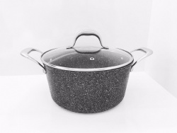 Forged aluminum dutch oven