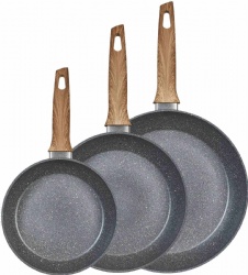 Forged aluminum fry pan